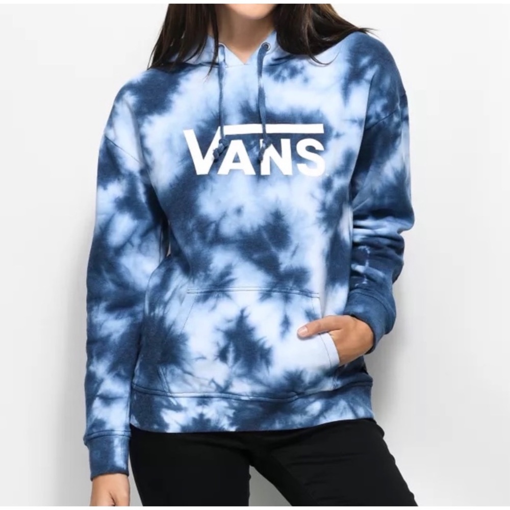 Vans Blue Tie-Dye Hoodie